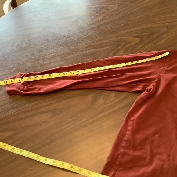 The North Face Maroon Long Sleeved Shirt Size Medium - Picture 4 of 6